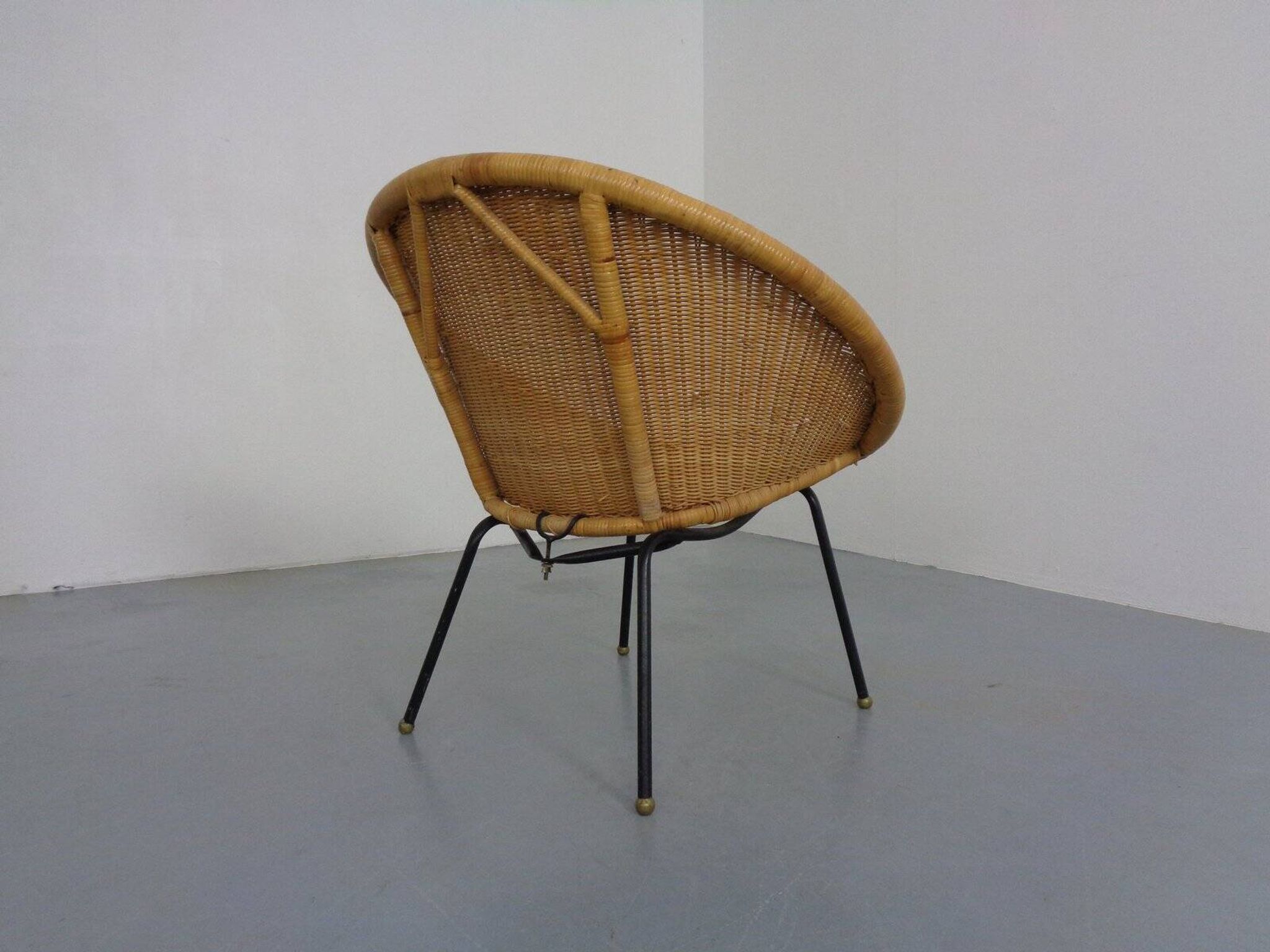 Mid-Century Modern Wicker Chair by Paul McCobb, USA, 1950s