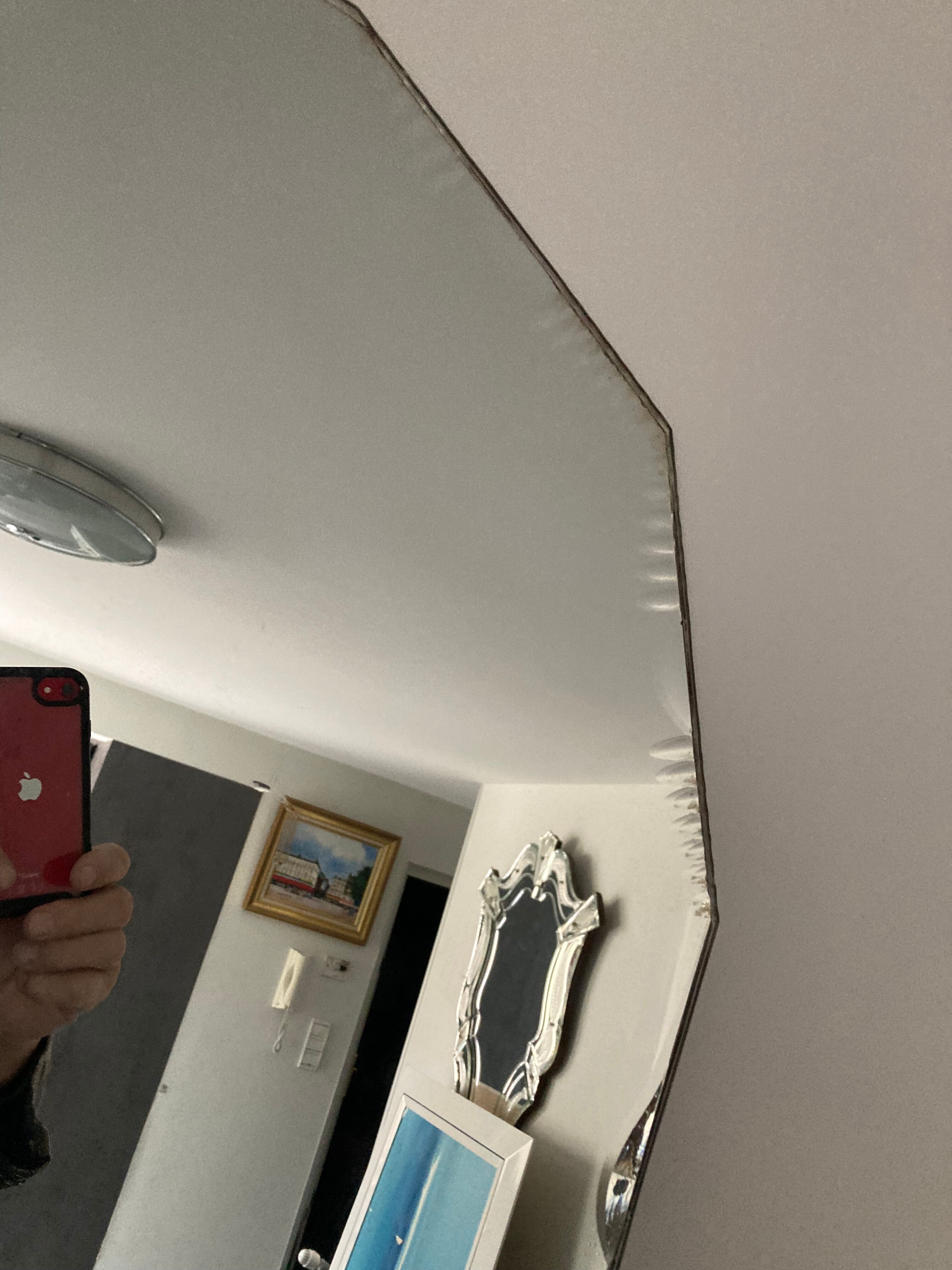 Modern beveled mirror 120x75cm