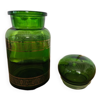 Glass apothecary jar