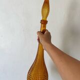 Carafe italienne Empoli pointes diamant 1970