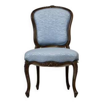 Louis XV Chauffeuse chair traditional trim