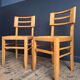 Paire de chaises design Pierre Cruège, meubles sièges anciens