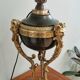 Lampe cassolette bronze doré style Empire XIXème