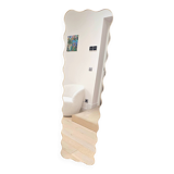 Decorative wavy gold mirror, 150x40 cm - New