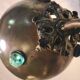 brass lamp with cabochons 1900 a20 electricity check h 34x27