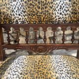 Fauteuil en Noyer de style Louis XIII Epoque XIXeme Siècle