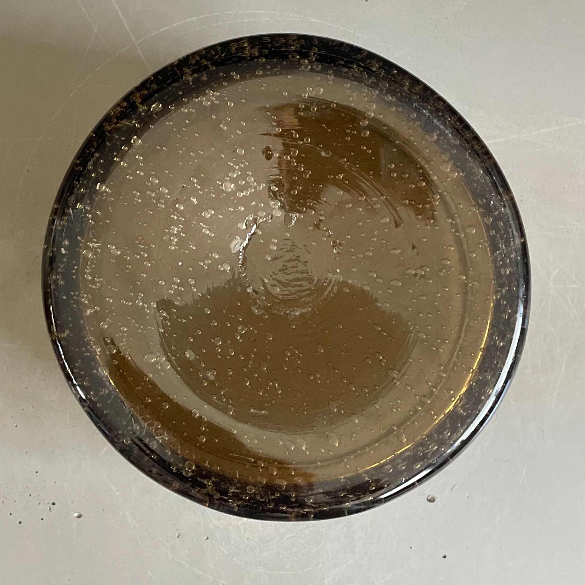Smoked bubble glass set Bendor