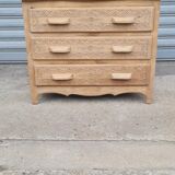 Breton chest of drawers in solid oak