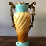 Duo of vases in ancient dabbling