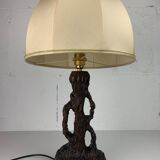 Brutalist organic mushroom table lamp, Dutch 1960s