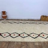 Handmade Moroccan Berber rug 253 X 153 CM
