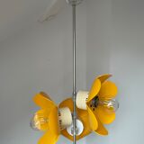 Pop chandelier with 3 lamps, Space Âge design 1970