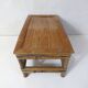 old small bamboo bench vintage step