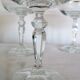 Lot of 5 cups champagne in Crystal engraved NET gold