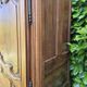 Louis XV wardrobe in blonde walnut from the 19th century, antique.