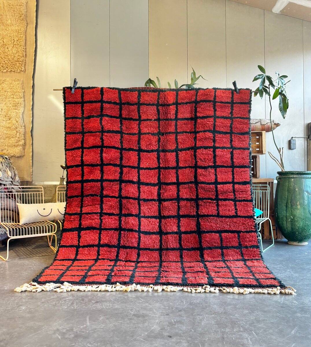 Modern Moroccan Berber rug in wool