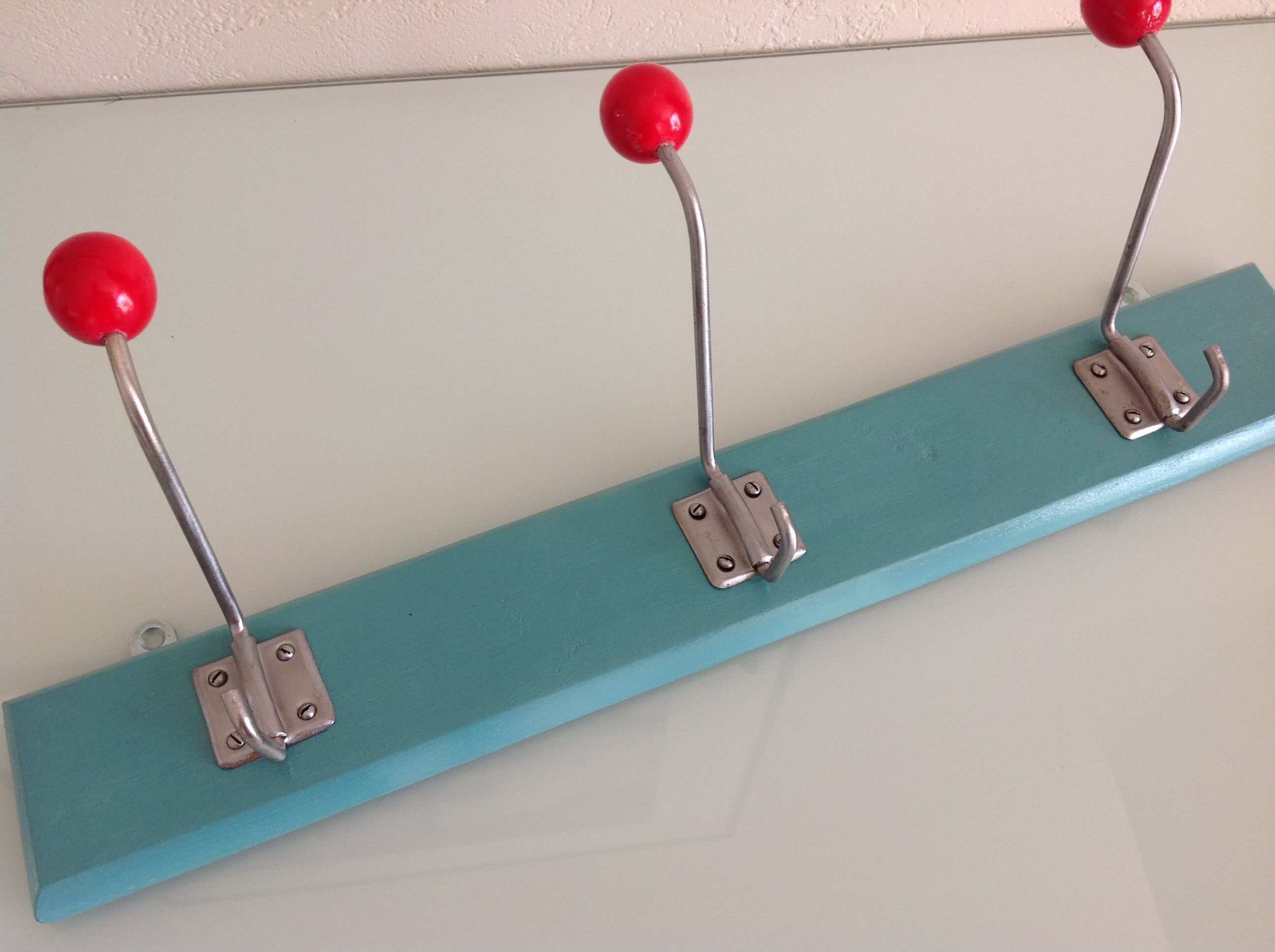 Blue and Red Hook three-headed / vintage 50-60 years