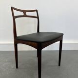 Danish Model 94 Side Chairs in Rosewood and Leather by J.Andersen for Christian Linneberg, 1960 s,