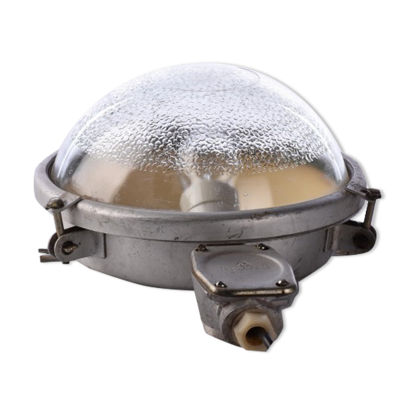 Applique murale industrielle ronde