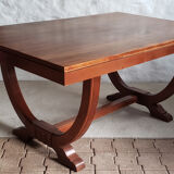 Walnut art-deco table