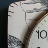 Vintage silent wall clock "Jaz Spring"