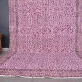 Pink Anatolian Vintage Oushak Rug sku2347