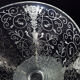 Antique Baccarat Etched Baroque & Mascaron Large Vase
