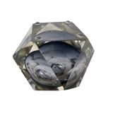 Murano - Sommerso - Faceted glass - tealight holder - Flavio Poli - Italy -