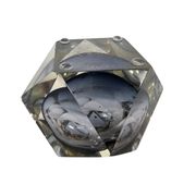 Murano - Sommerso - Faceted glass - tealight holder - Flavio Poli - Italy -
