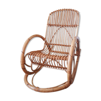 Rattan rocking chair