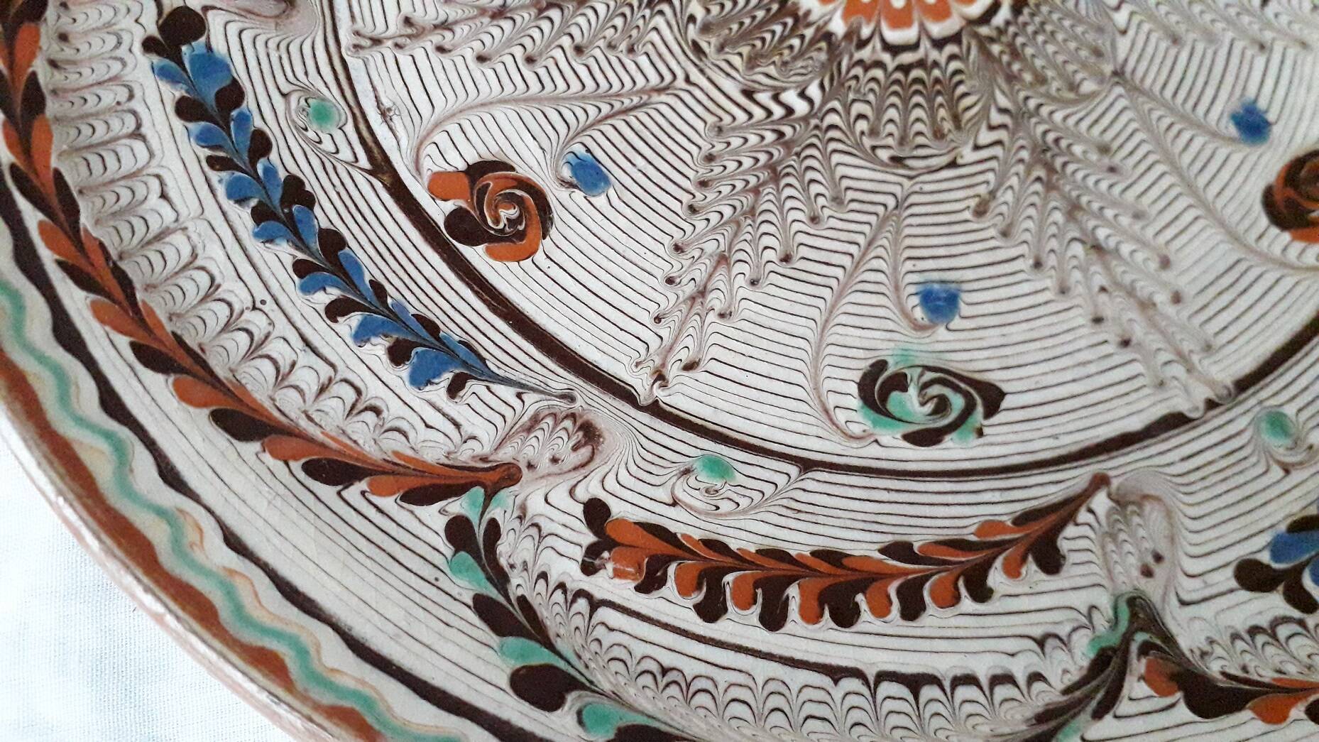 Horezu decorative plate