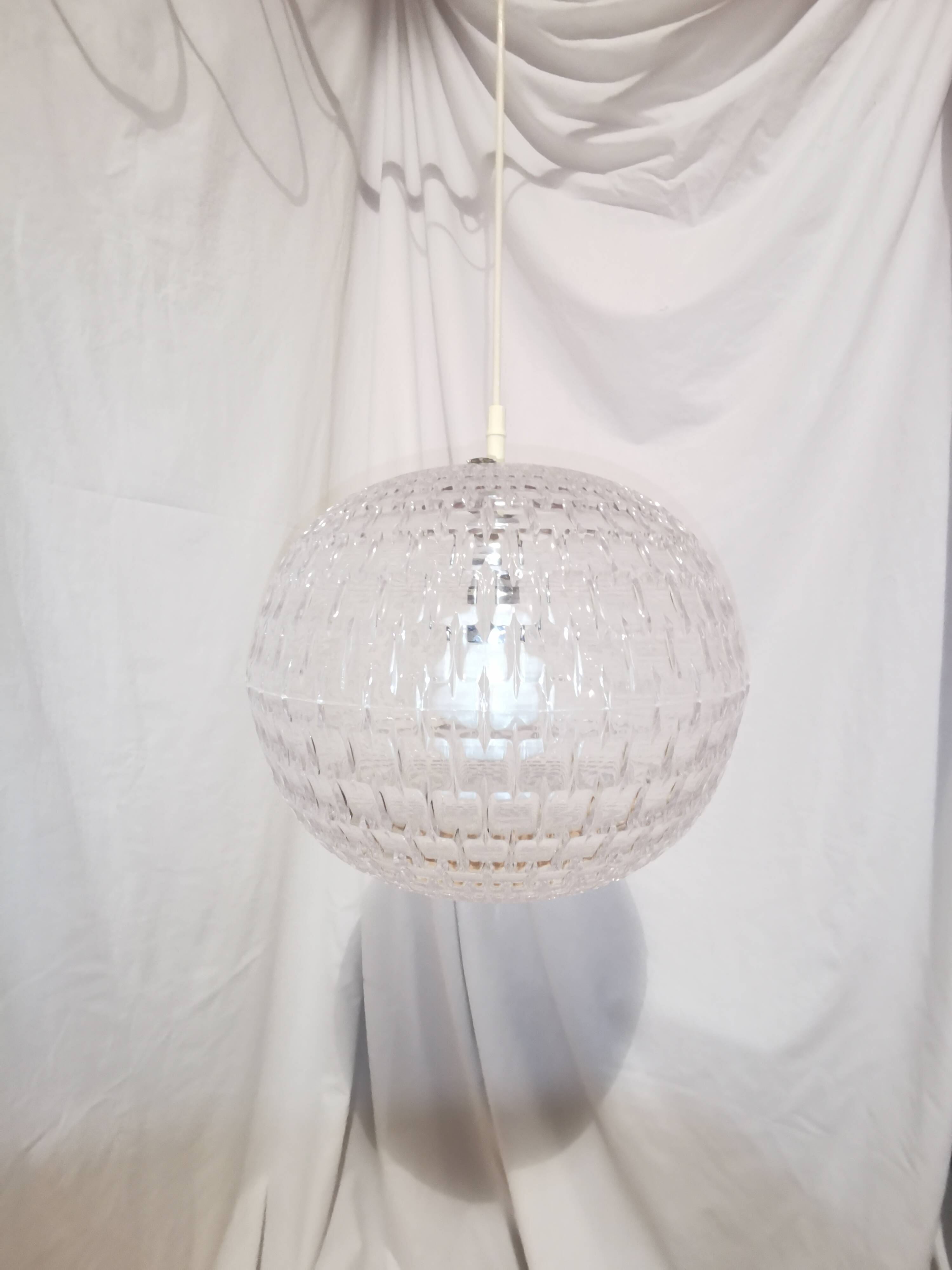 Aloys Gangkofner pendant light for Erco, Germany, Space Age, 1970.