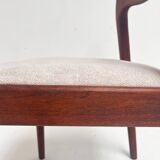 Set reupholstered Ole chairs by Niels Koefoed (2), 1960s