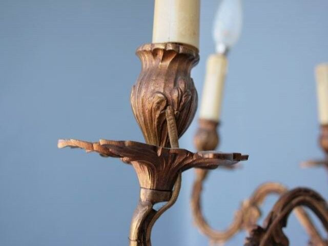 Napoleon III biscuit baby chandelier