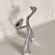 Pair of aluminium candlesticks by Matthew Hilton