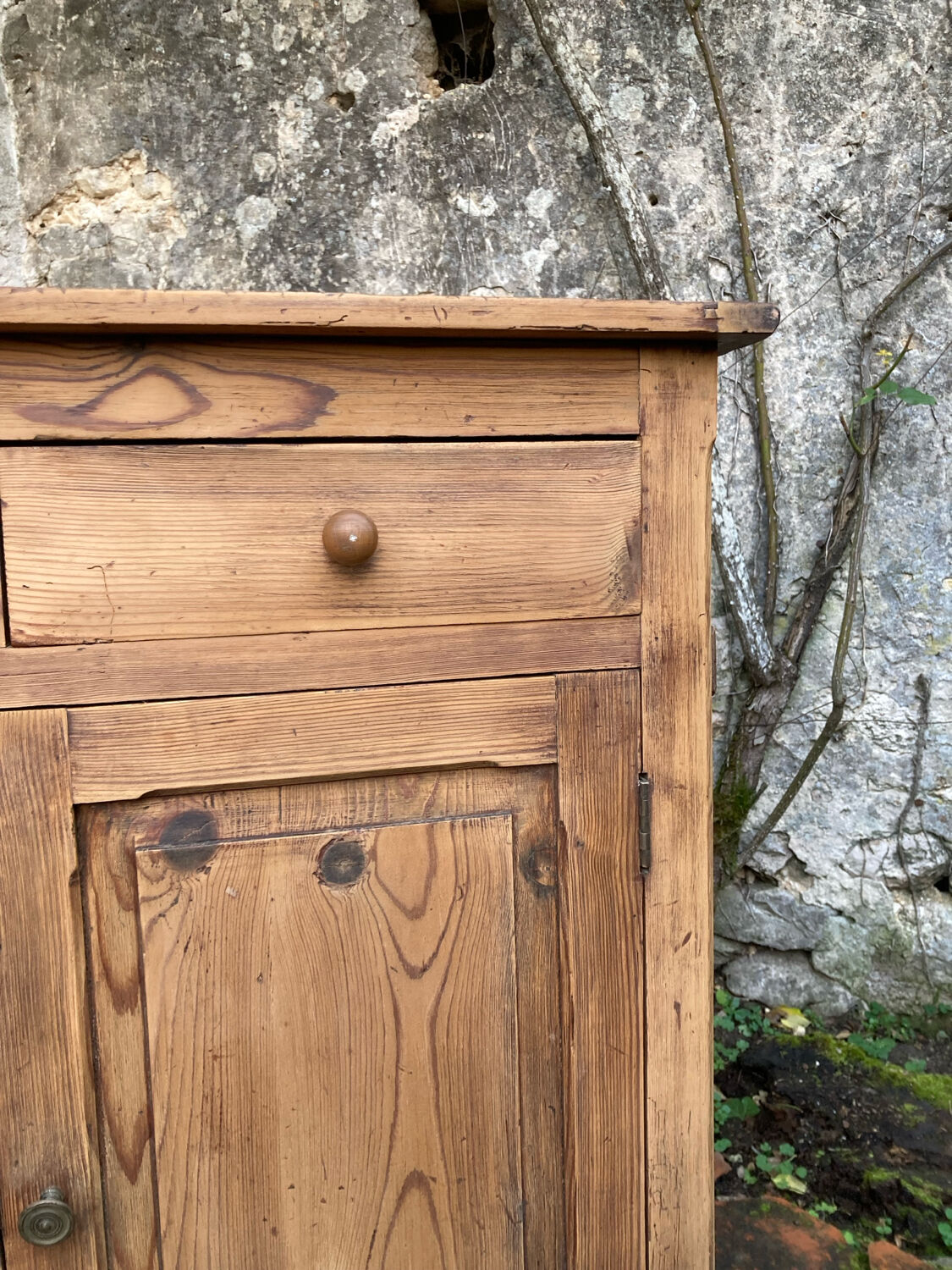 Vintage solid pine sideboard