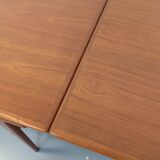 Vintage rectangular Scandinavian dining table by Ejvind A. Johansson teak