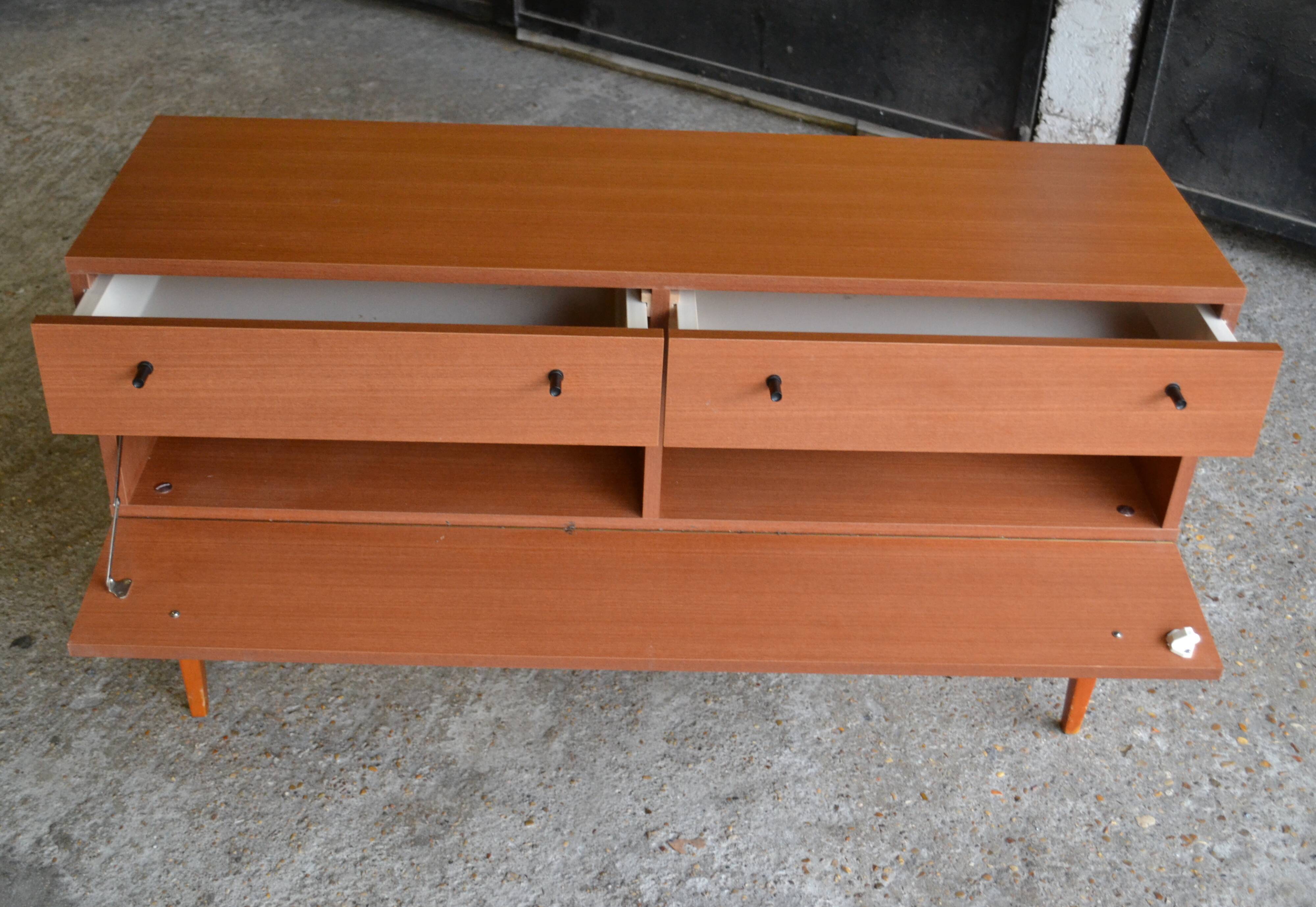 Formica beech sideboard from the 70s