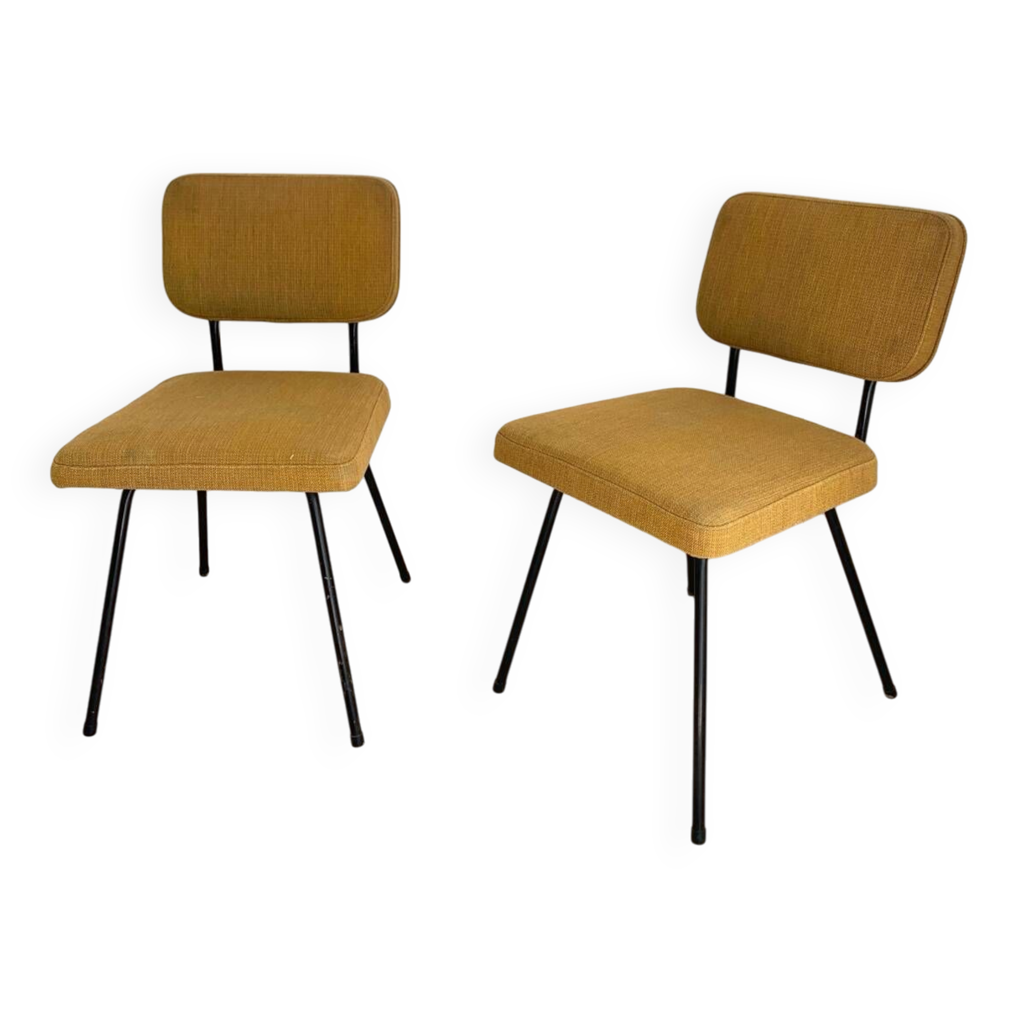 Pair of C57 chairs by Paul Geoffroy for Airborne