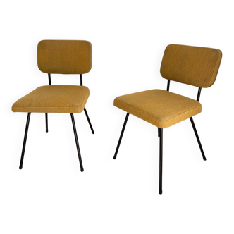 Pair of C57 chairs by Paul Geoffroy for Airborne