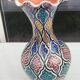 Moroccan ceramic vase from Safi - Traditional polychrome decoration