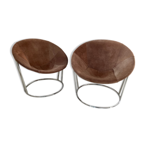Paire de fauteuils vintage Lush