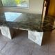 Silicified wooden table from Madagascar