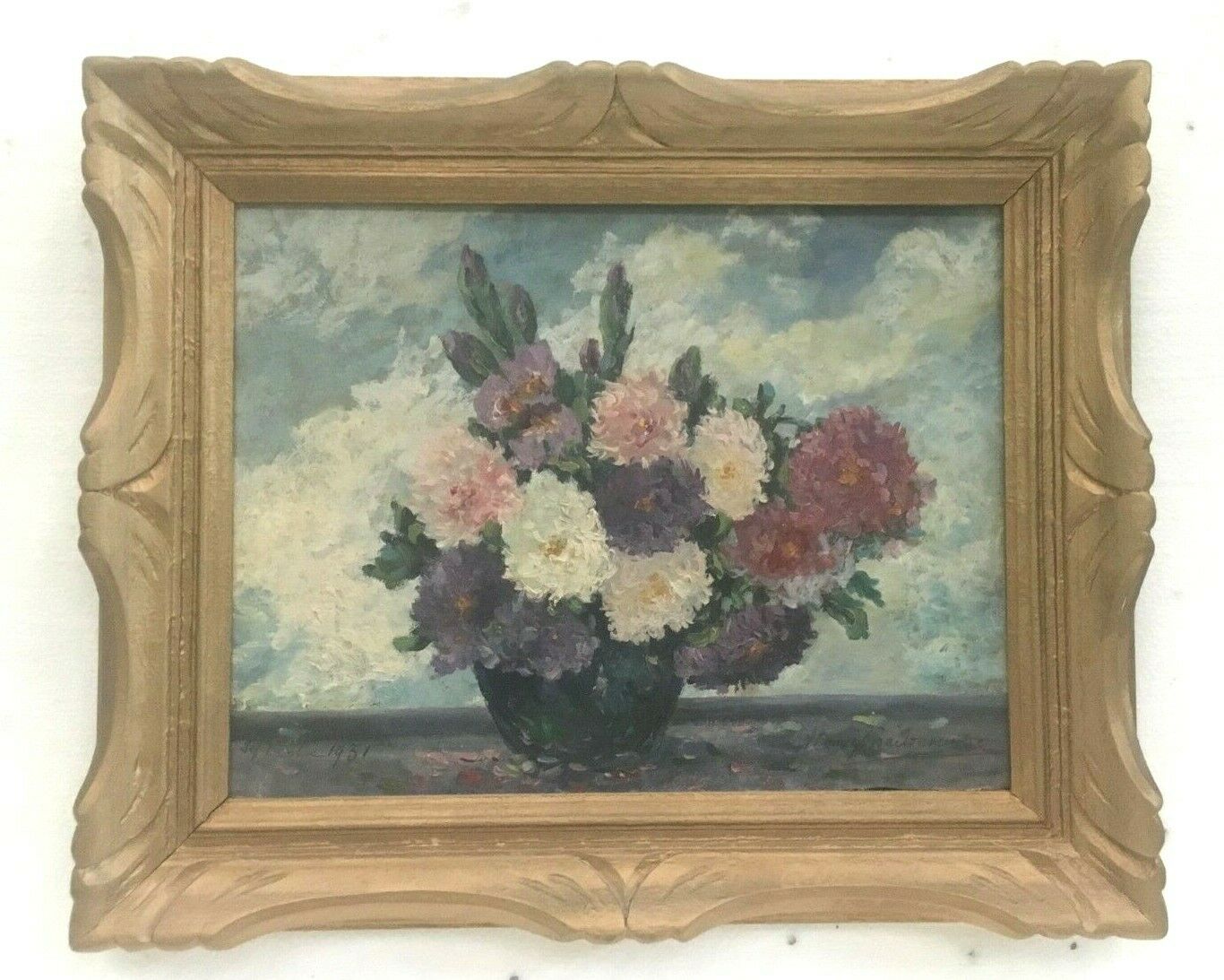 Oil on canvas signed Maisonneuve