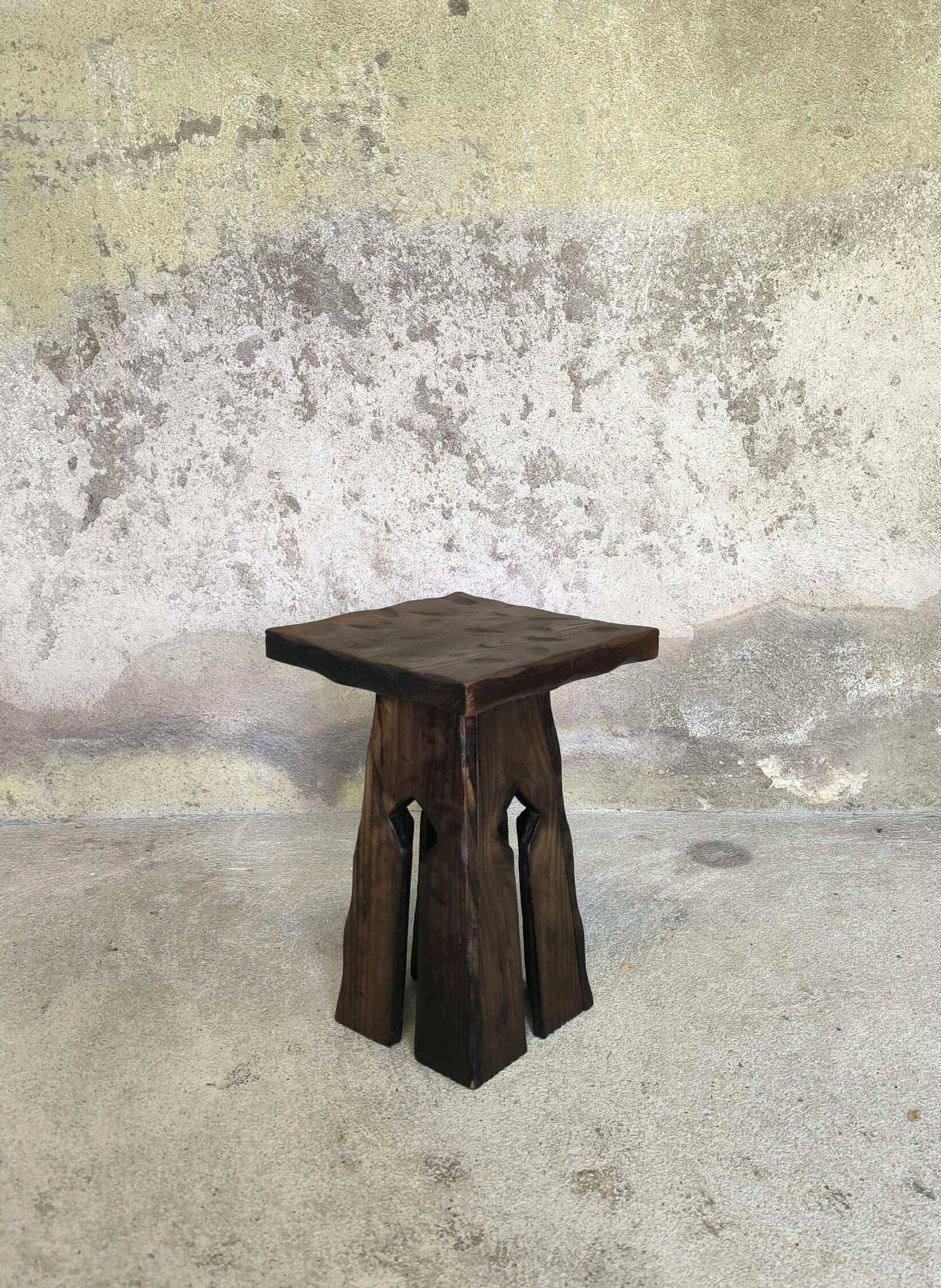 Vintage wooden stool