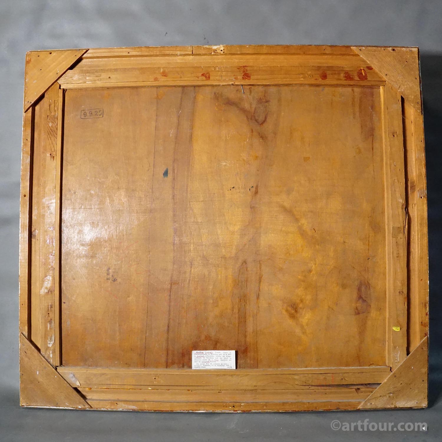 Biedermeier painting of a European alpine village, late 19th century.