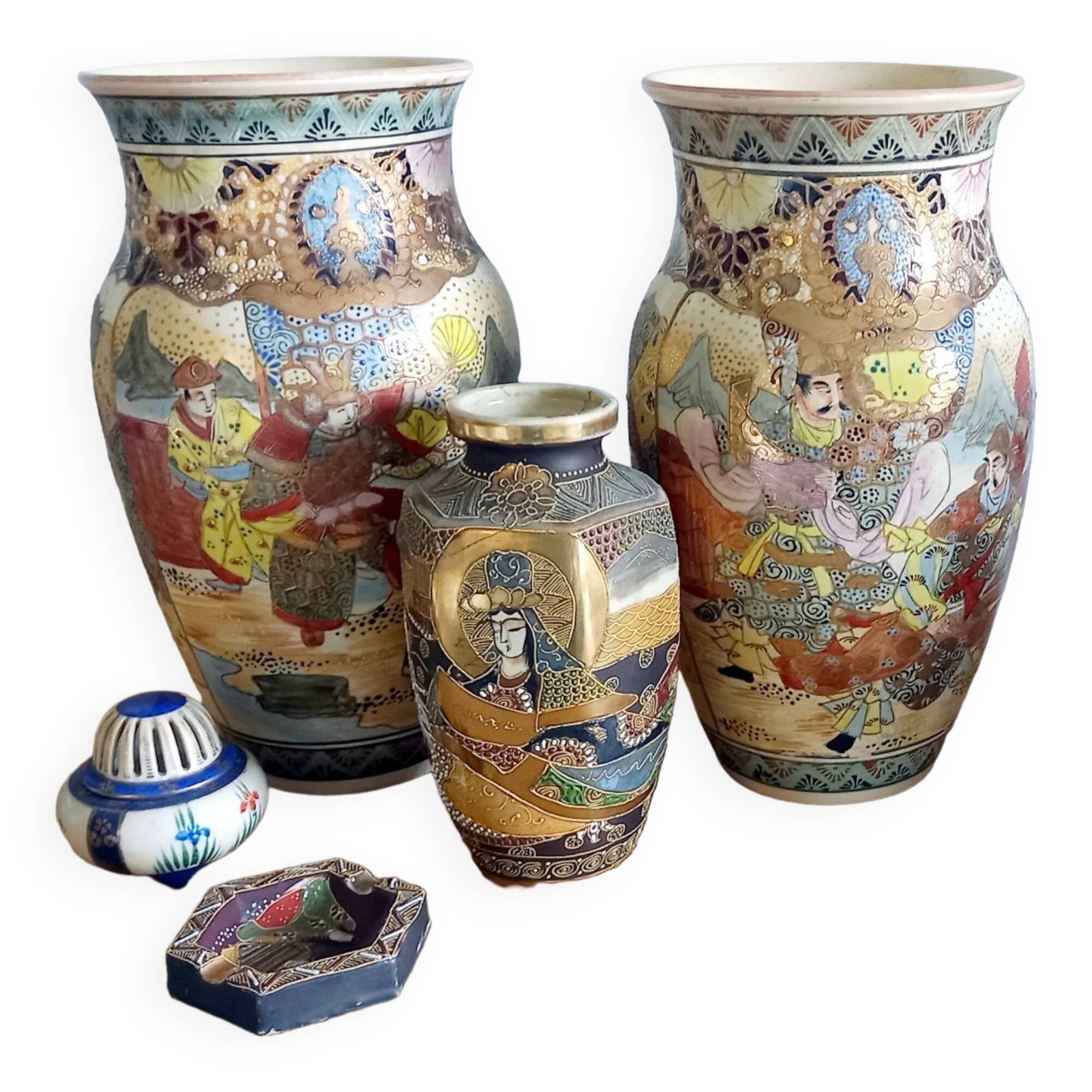 Lot vases chinois / japonnais