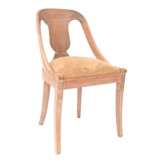 Gondola chair in ceruse wood