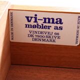 Bureau/bureau de dame danoise en teck par Vi-Ma Mobler, Danemark, années 1960