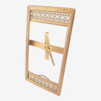 Victorian brass photo frame